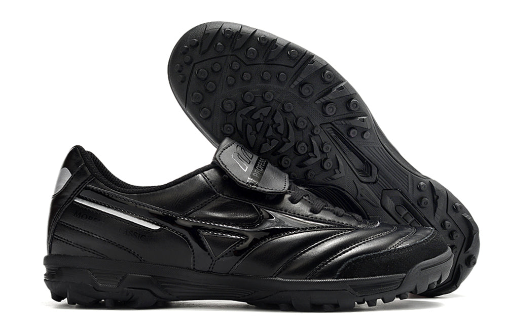 Chuteira Society Mizuno Morelia 3 TF Preta