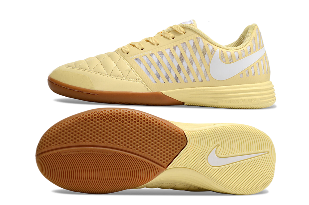 Chuteira Futsal Nike Lunar Gato II IC Amarelo