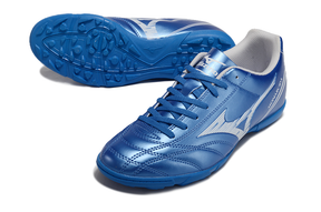 Chuteira Society Mizuno Morelia Classic Azul TF "Mugen Pack"