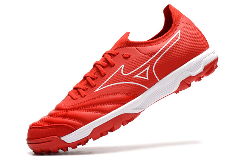 Chuteira Society Mizuno Morelia Neo Beta TF Vermelha "Passion Red 2.0"