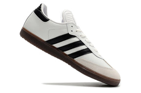 Chuteira Futsal Adidas Lionel Messi x Samba IC Branca e Preto "Classic"