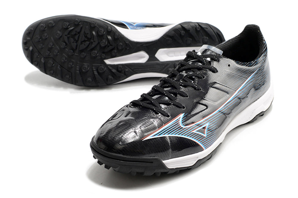 Chuteira Society Mizuno Alpha TF Preta "Spring"