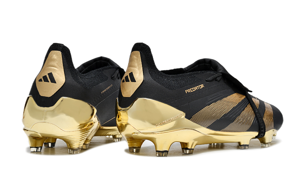 Chuteira Campo Adidas Predator FT 30 Elite FG Preto e Dourado "BelliGold Pack"