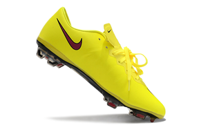 Chuteira Campo Nike Retrô Mercurial Vapor 10 FG Amarela e Rosa