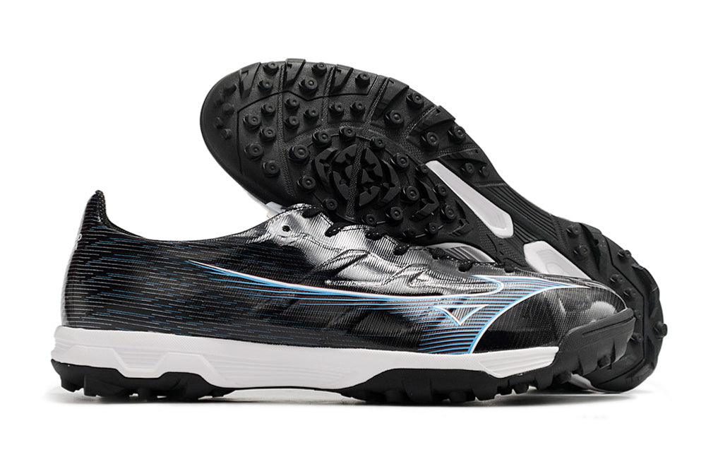 Chuteira Society Mizuno Alpha TF Preta "Spring"