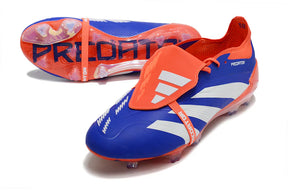 Chuteira Adidas Predator Elite Tongue Azul Campo