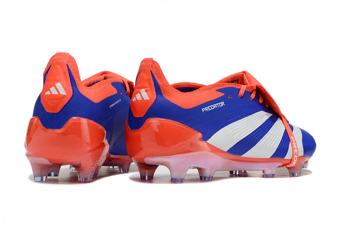 Chuteira Adidas Predator Elite Tongue Azul Campo