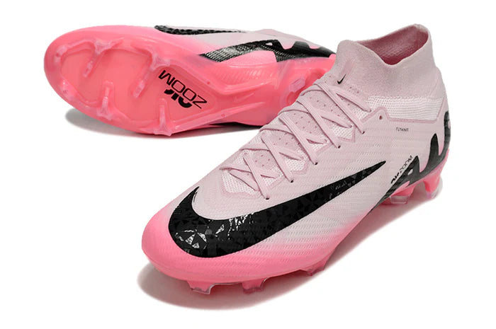 Chuteira Nike Air Zoom Mercurial Superfly IX Elite Campo Rosa