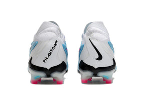 Chuteira Nike Phantom GX Low Elite FG Campo Azul com Rosa