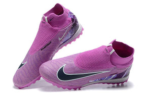 Chuteira Nike React Phantom GX Society Rosa