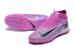 Chuteira Nike React Phantom GX Society Rosa