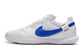 Chuteira Nike Streetgato Futsal azul com branco