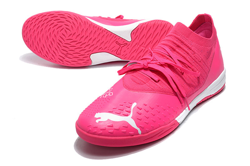 Chuteira Puma Future Z 1.3 Teazer Futsal rosa