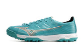 Chuteira Society Mizuno Alpha TF Azul "Azure Blue Pack"