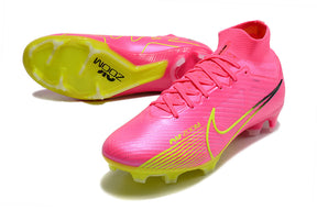 Chuteira Infantil Campo Nike Air Zoom Mercurial Superfly 9 Elite FG Rosa "Lucent Pack"