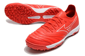 Chuteira Society Mizuno Morelia Neo Beta TF Vermelha "Passion Red 2.0"