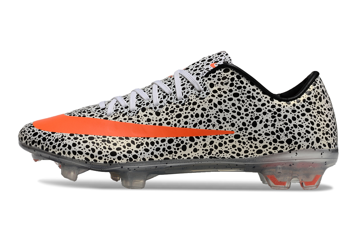 Nike Retro Mercurial Vapor 10 FG White, Black and Orange Football Boots Campo