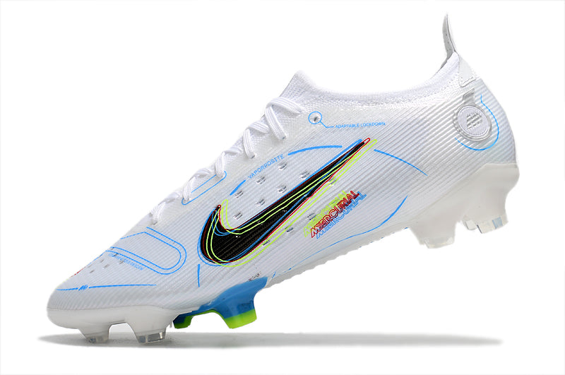 Chuteira Campo Nike Mercurial Vapor 14 FG Branca "Progress Pack"