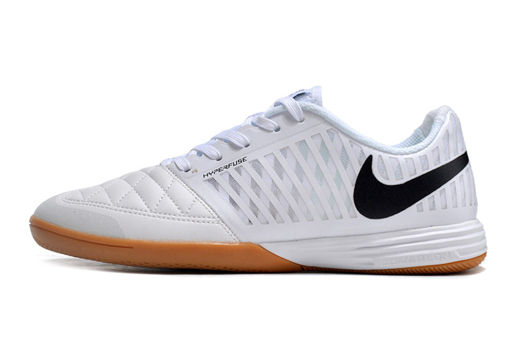 Chuteira Futsal Nike Lunar Gato II IC Branca e Preta