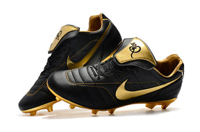 Nike Tiempo Legend 7  R10 FG Preta e Dourada