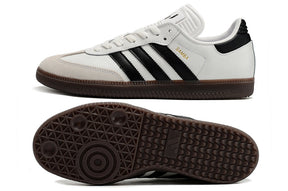 Chuteira Futsal Adidas Lionel Messi x Samba IC Branca e Preto "Classic"