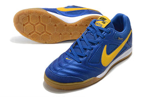 Chuteira Nike SB Gato Futsal Azul e Amarelo