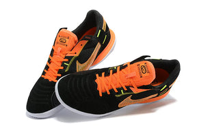 Chuteira Nike Streetgato Preto Futsal Preta com Laranja