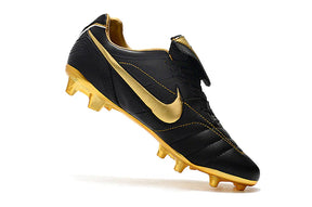 Nike Tiempo Legend 7  R10 FG Preta e Dourada