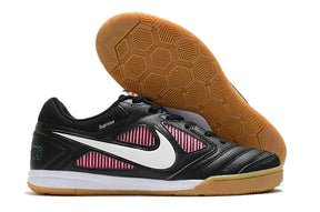 Chuteira Nike SB Gato Futsal Preto com Rosa