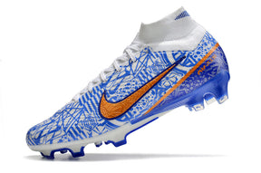 Chuteira Campo Nike Air Zoom Mercurial Superfly 9 Elite FG Azul "CR7"