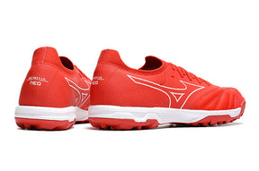 Chuteira Society Mizuno Morelia Neo Beta TF Vermelha "Passion Red 2.0"