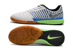 Chuteira Futsal Nike Lunar Gato II IC Branca, Azul e Verde