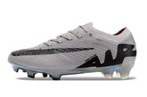 Chuteira Infantil Campo Nike Air Zoom Mercurial Vapor 15 Elite FG Prata e Preta "Rising Gem Pack"