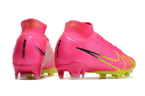 Chuteira Infantil Campo Nike Air Zoom Mercurial Superfly 9 Elite FG Rosa "Lucent Pack"