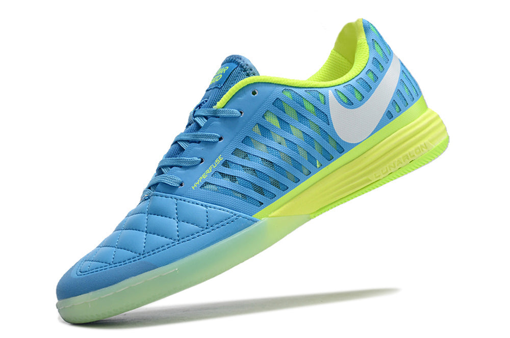 Chuteira Futsal Nike Lunar Gato II IC Azul e Verde