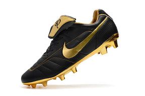 Nike Tiempo Legend 7  R10 FG Preta e Dourada